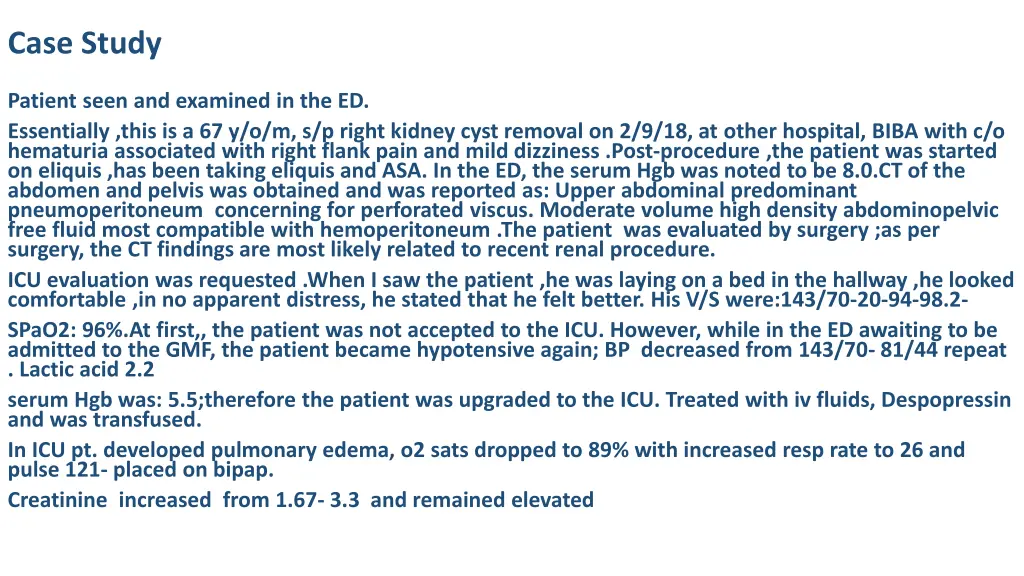 case study