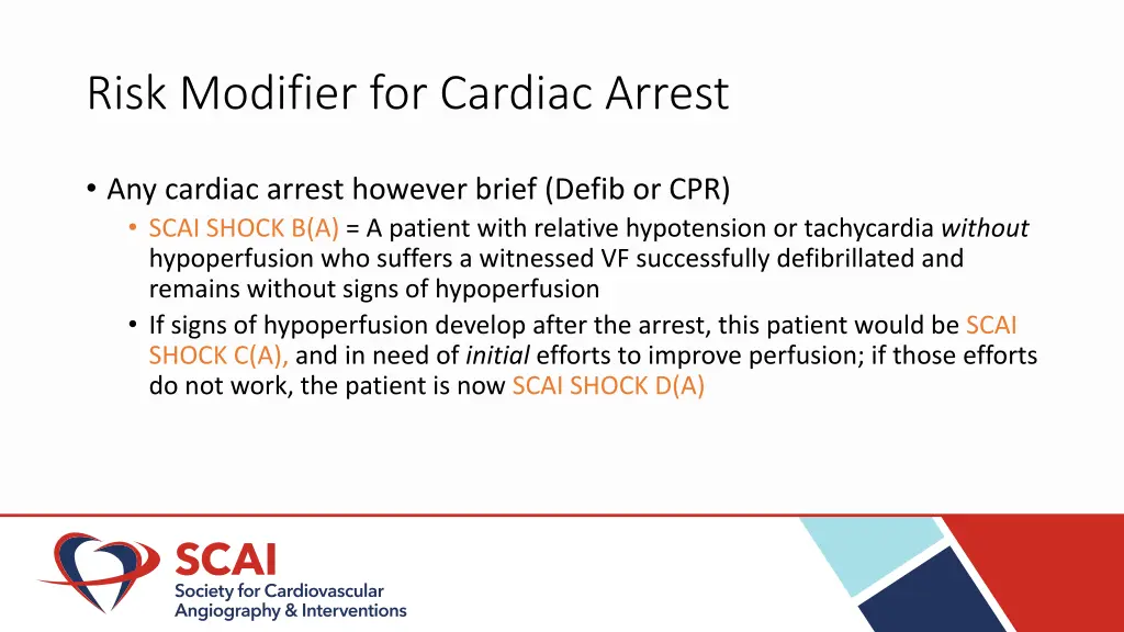 risk modifier for cardiac arrest