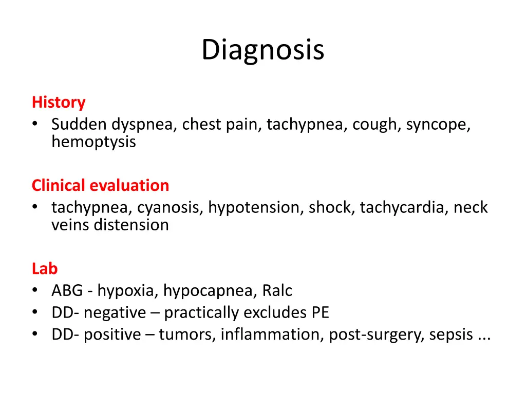 diagnosis