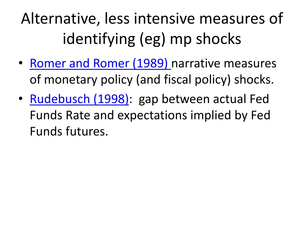 alternative less intensive measures