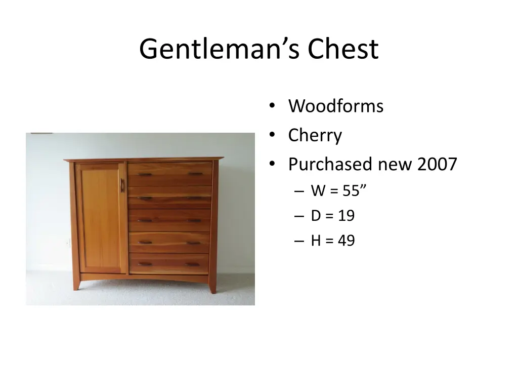 gentleman s chest