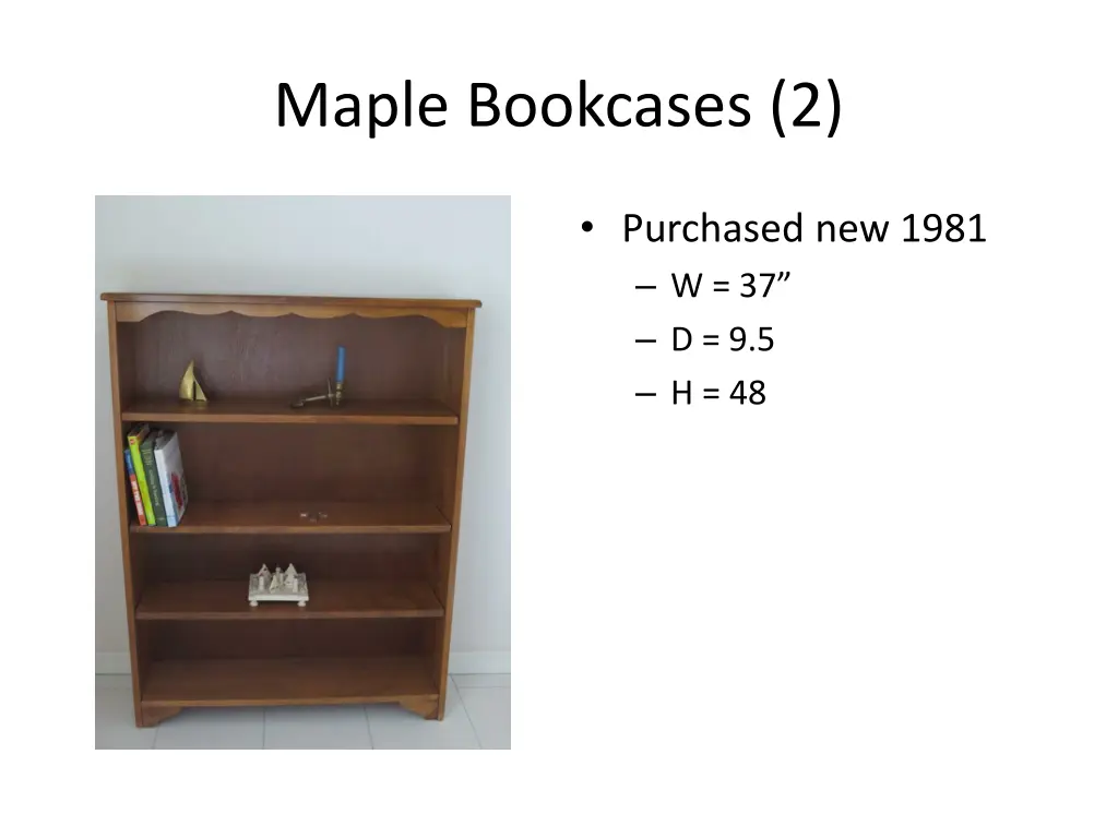 maple bookcases 2