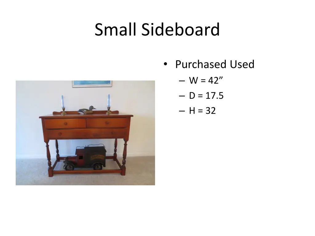 small sideboard