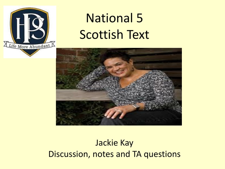 national 5 scottish text