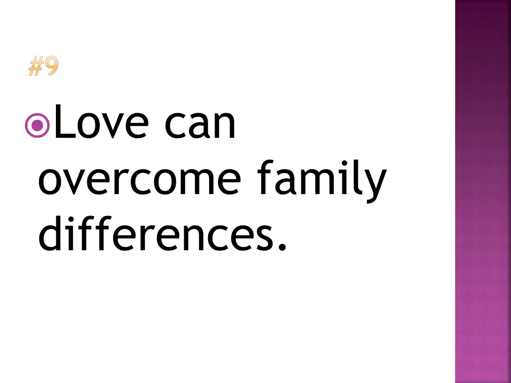 9 love can overcome family differences