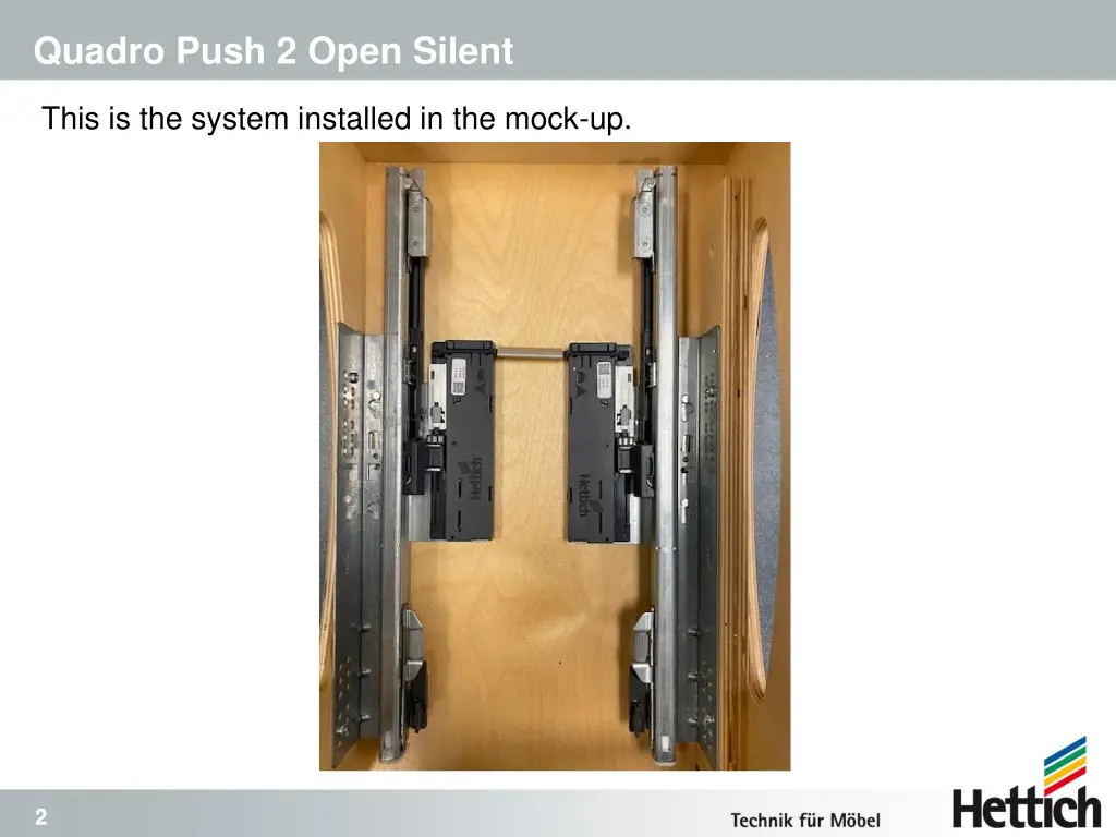 quadro push 2 open silent 1