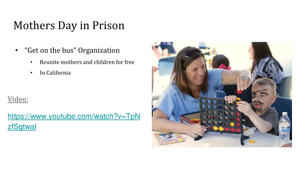 mothers day in prison