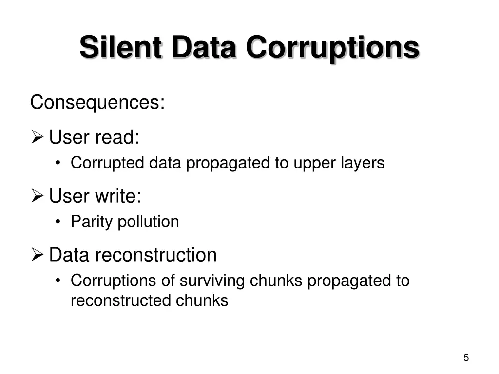 silent data corruptions 2