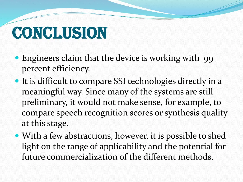 conclusion conclusion