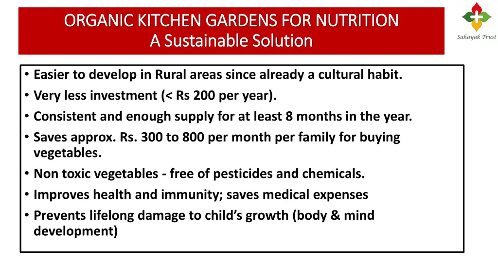 organic kitchen gardens for nutrition organic