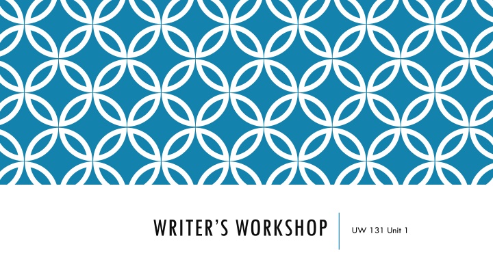 writer s workshop