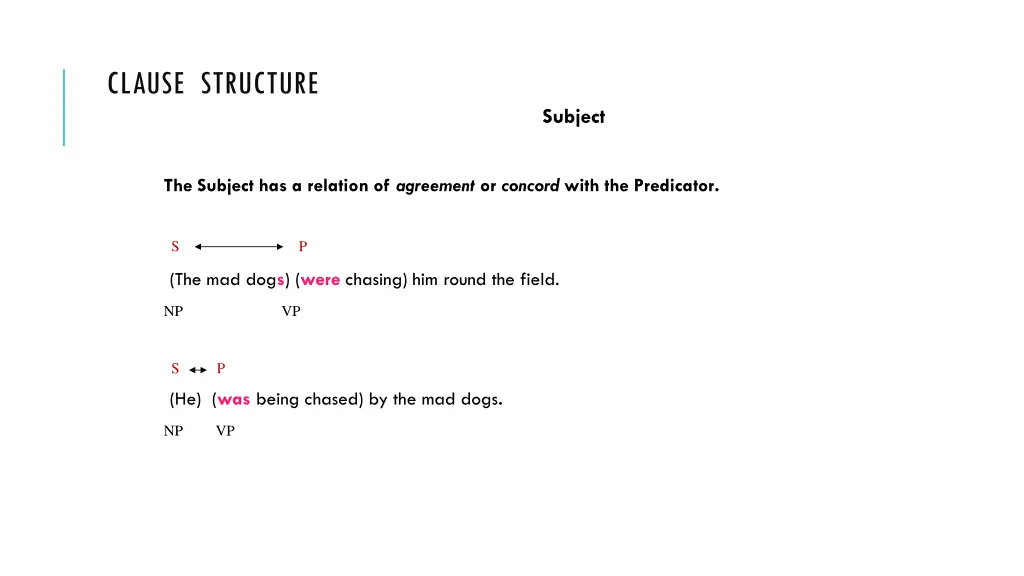 clause structure 5