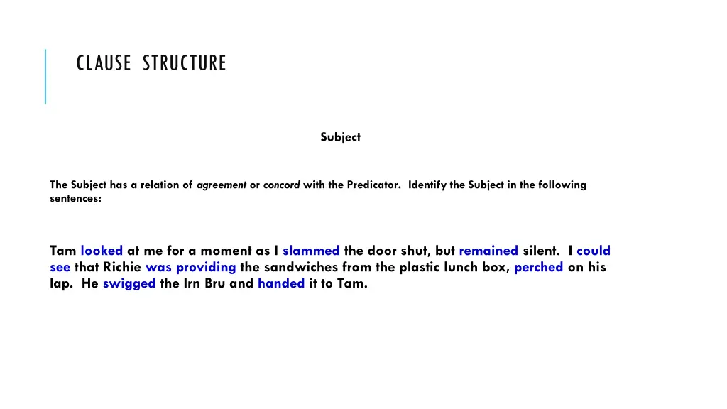 clause structure 6