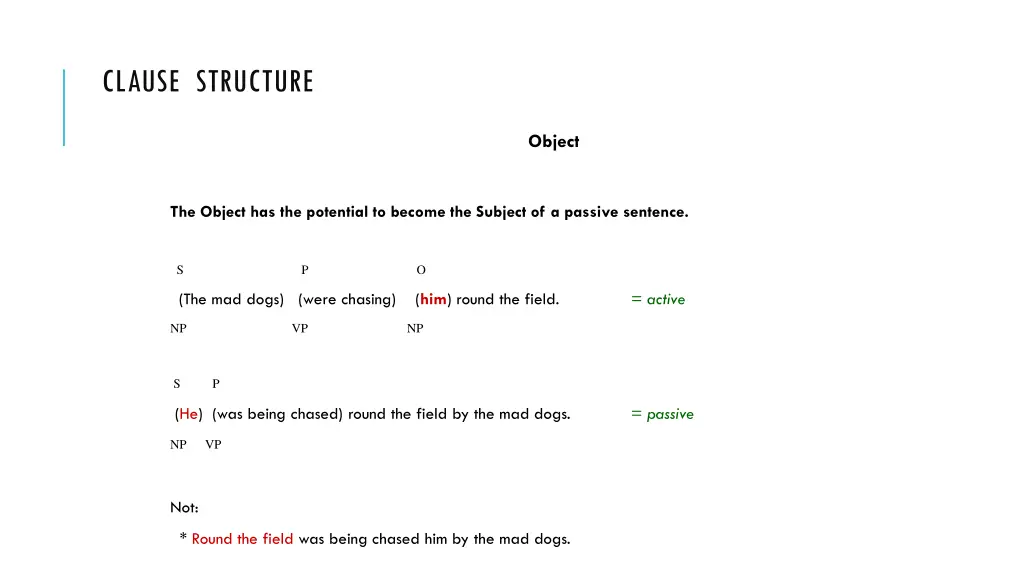 clause structure 8