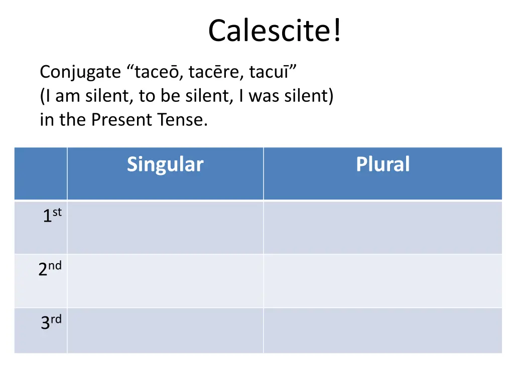 calescite