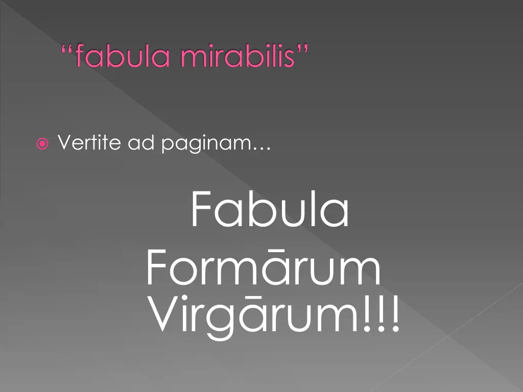 fabula mirabilis 1