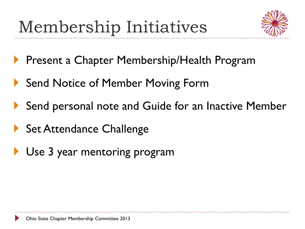 membership initiatives