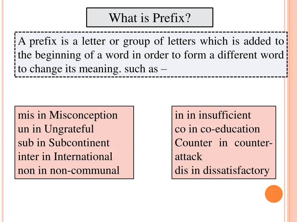 what is prefix