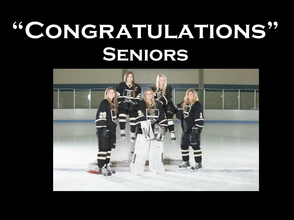 congratulations seniors