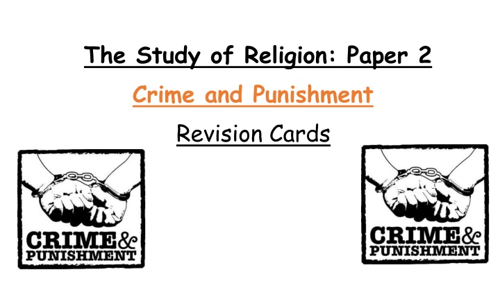 the study of religion paper 2 crime