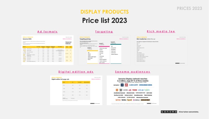 prices 2023