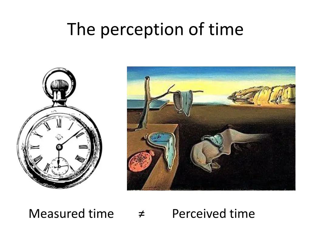 the perception of time 1