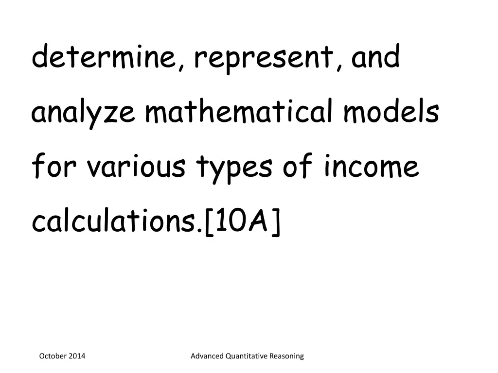 determine represent and analyze mathematical