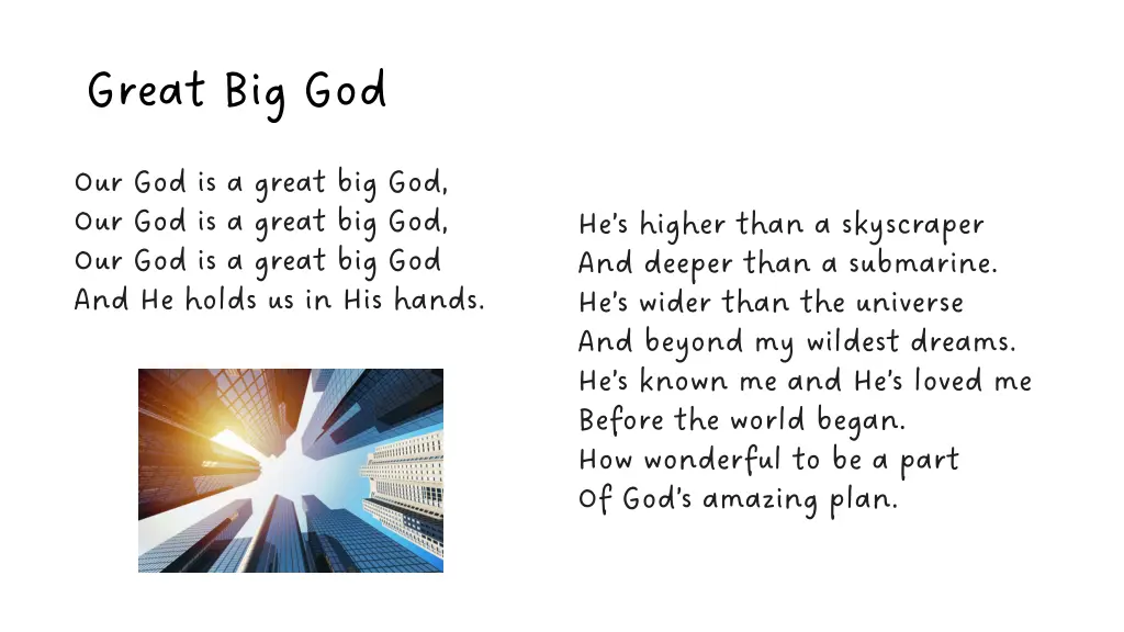 great big god