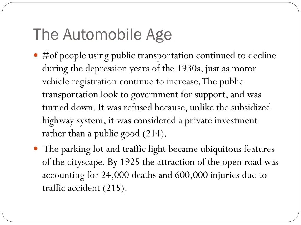 the automobile age 1