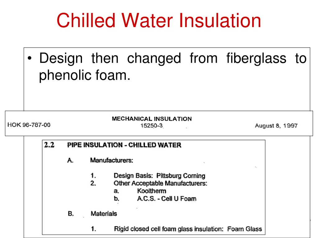 chilled water insulation 1