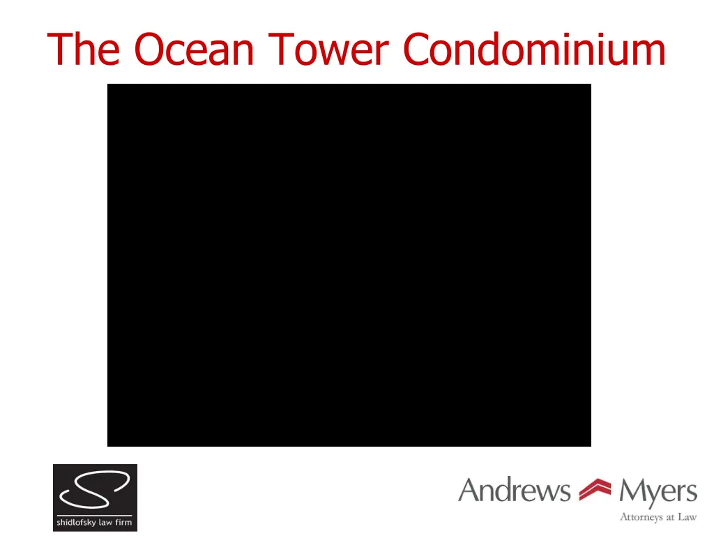 the ocean tower condominium