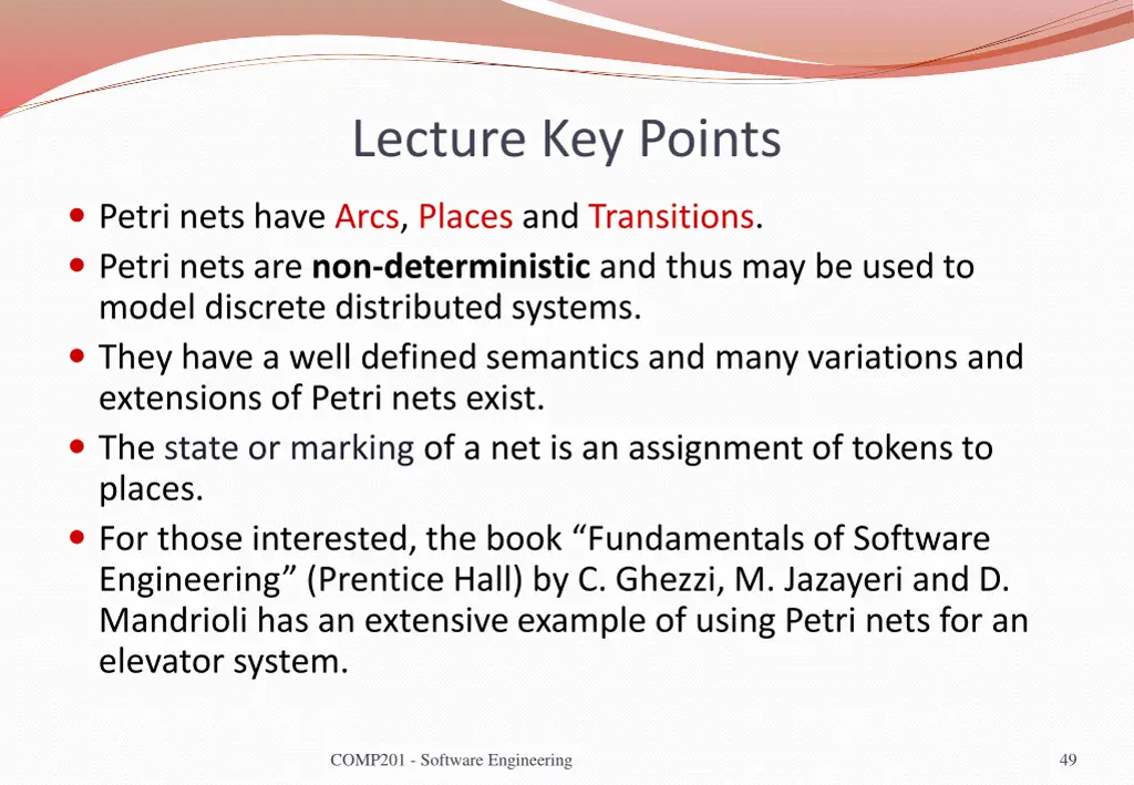 lecture key points