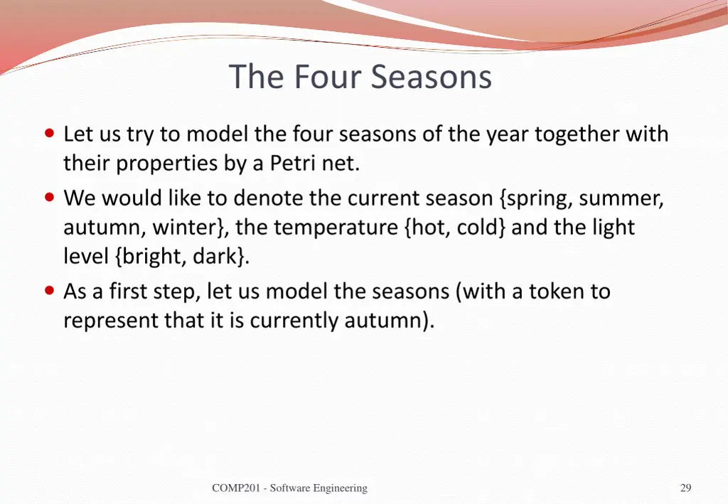 the four seasons