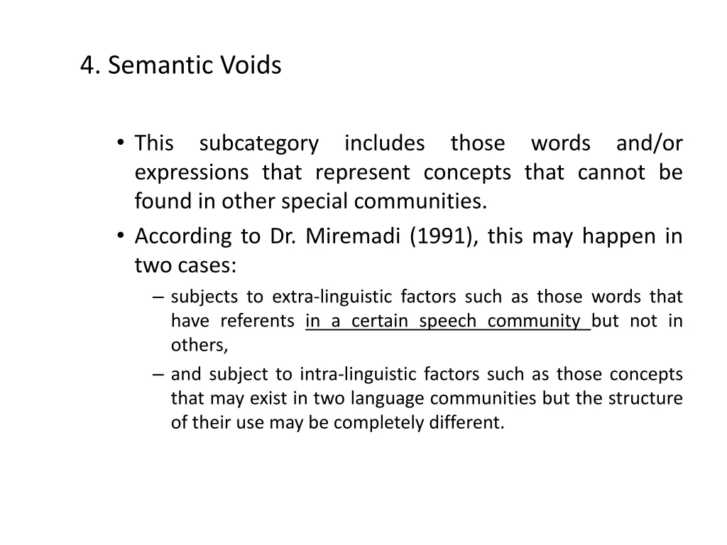 4 semantic voids