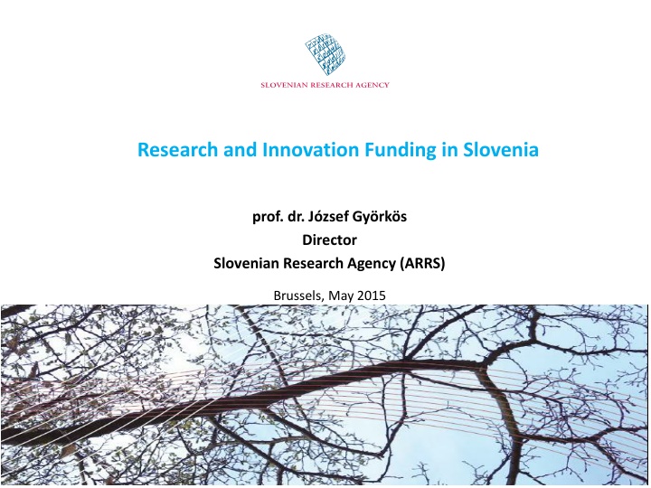 research and innovation funding in slovenia