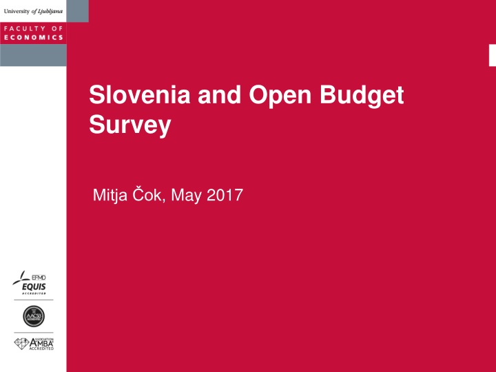 slovenia and open budget survey