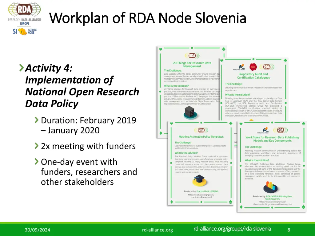 workplan workplan of rda node slovenia 3