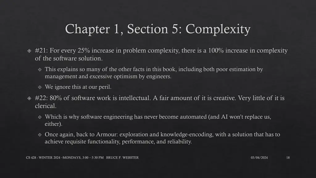 chapter 1 section 5 complexity