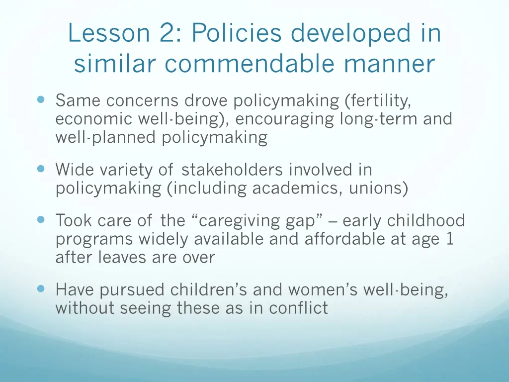 lesson 2 policies developed in similar