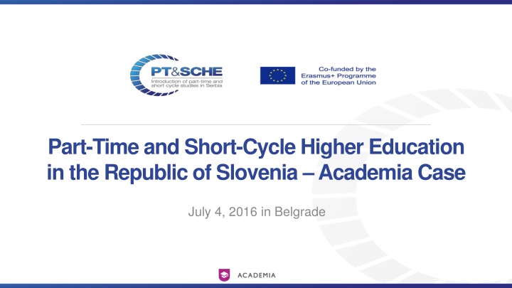 part time and short cycle higher education