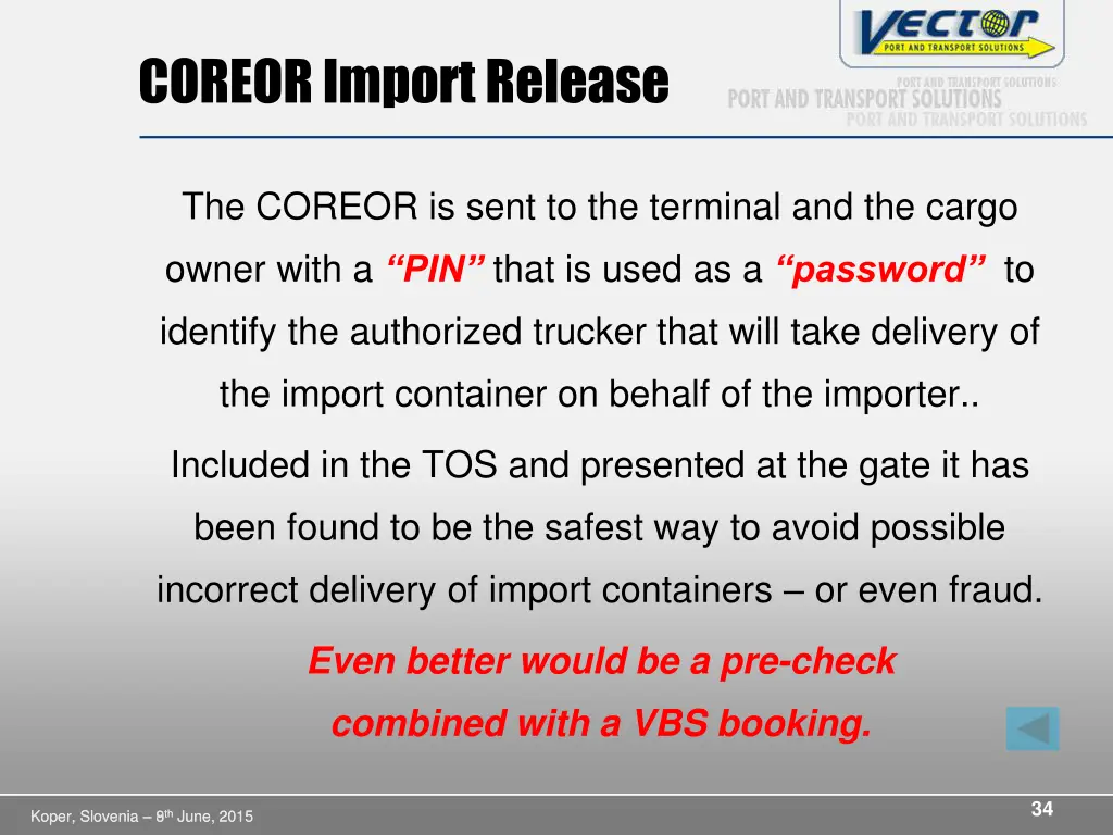 coreor import release