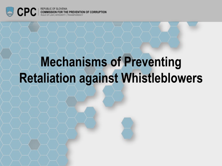 mechanisms of preventing retaliation against