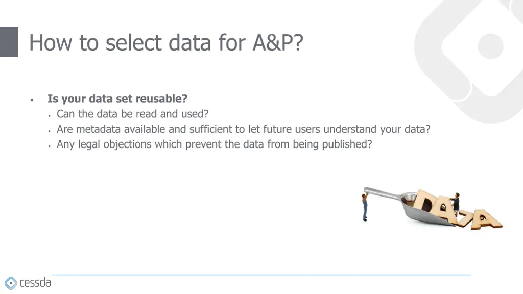 how to select data for a p 1