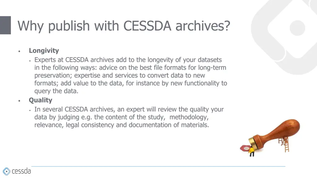 why publish with cessda archives 3