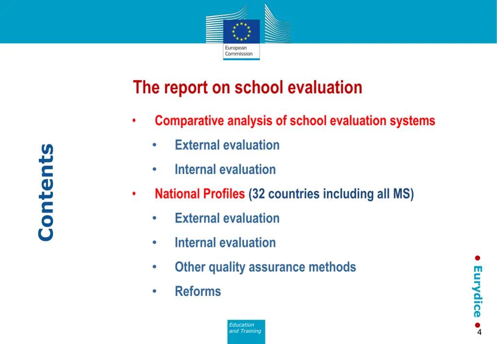 the report on school evaluation