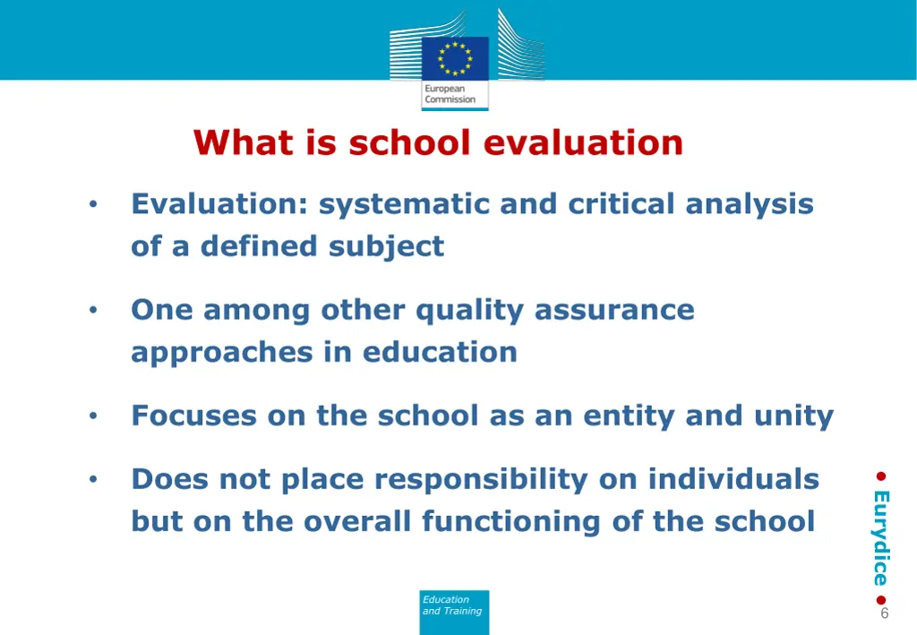 what is school evaluation