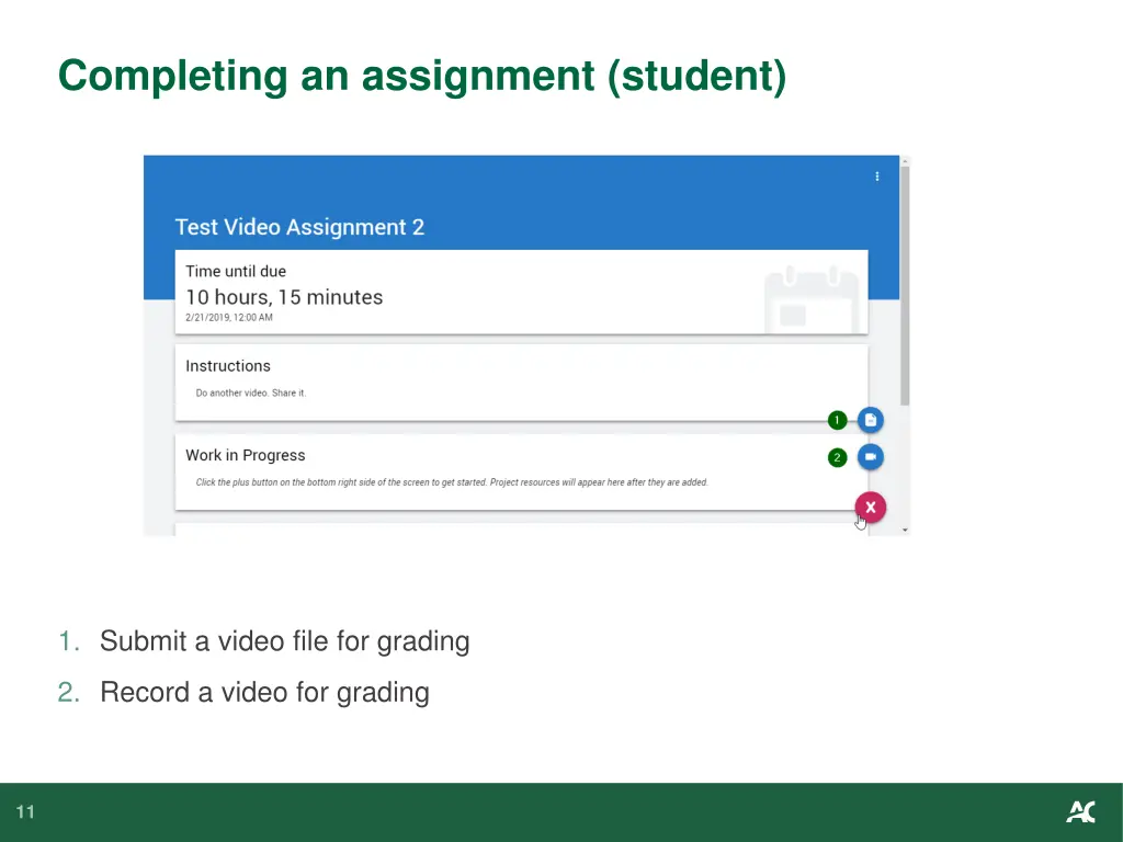 completing an assignment student