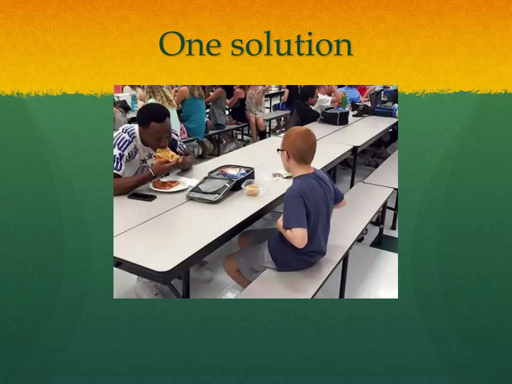 one solution