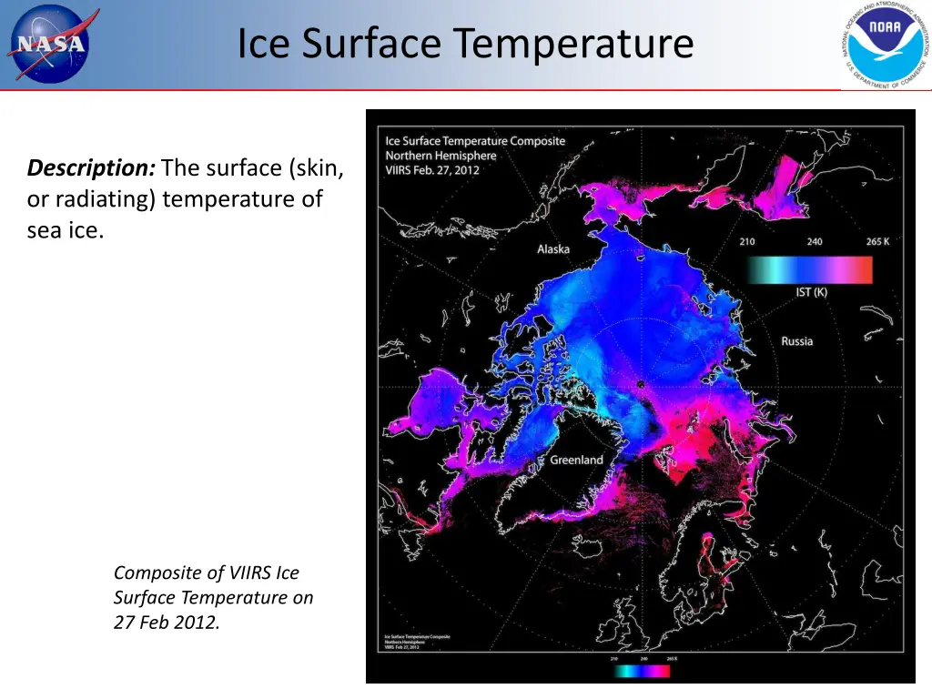 ice surface temperature