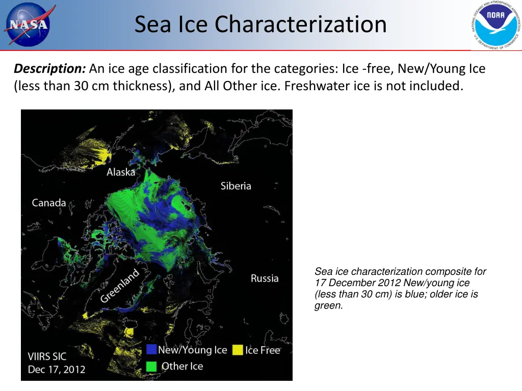 sea ice characterization